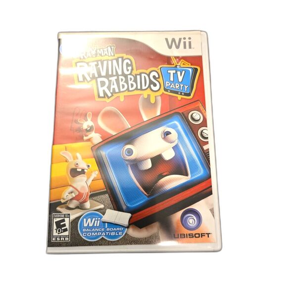 Rayman Raving Rabbids: TV Party Nintendo Wii Game (2008) - Picture 1 of 5